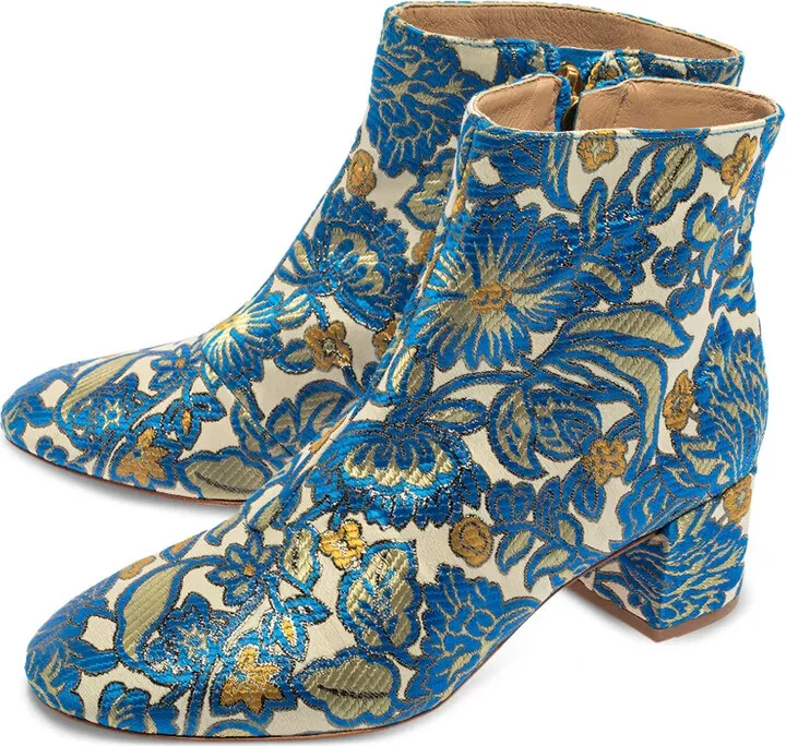 Pre-Owned 50mm Brocade-Effect Boots - Image 3