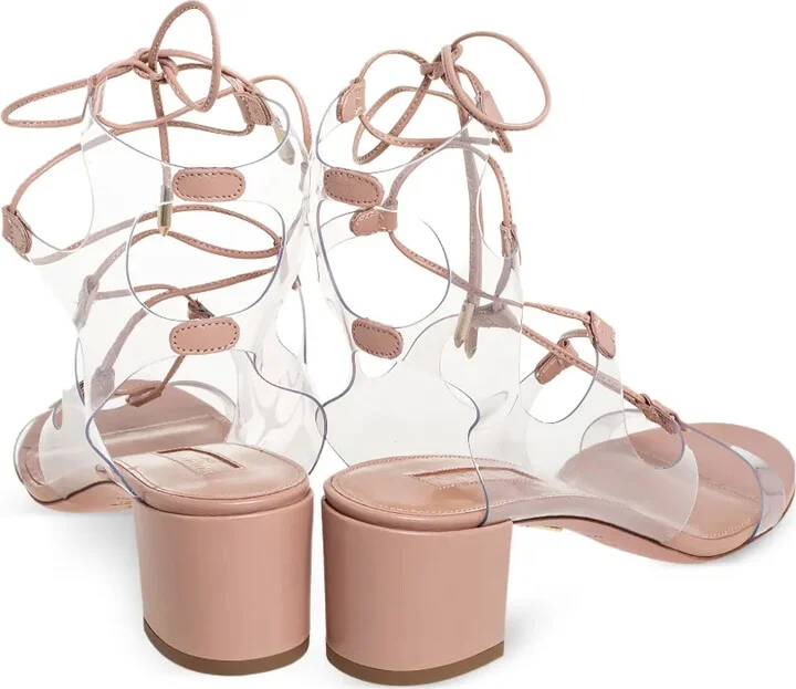 pre-owned 50mm Milos cut-out sandals - Image 3