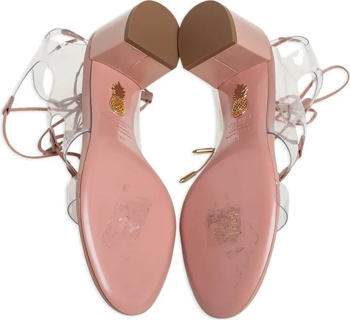pre-owned 50mm Milos cut-out sandals - Image 4