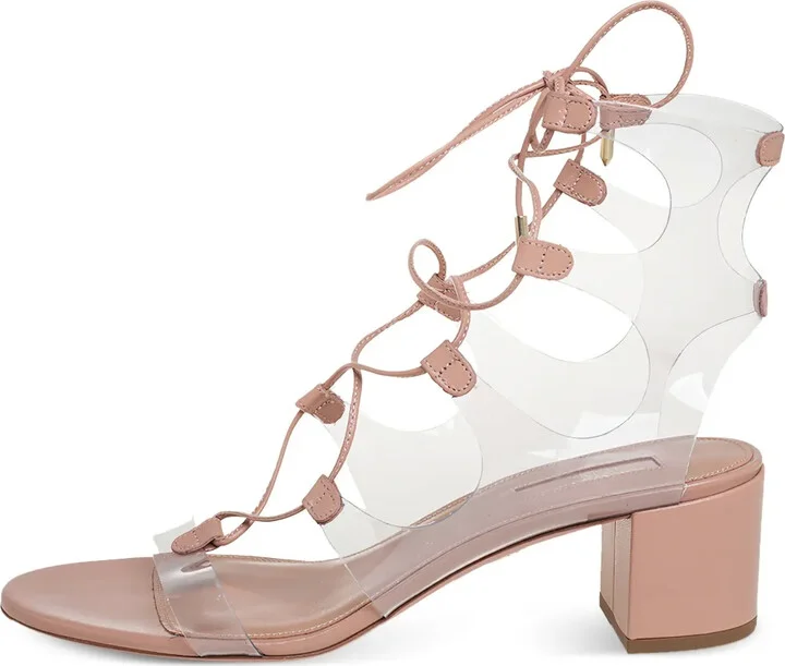 pre-owned 50mm Milos cut-out sandals