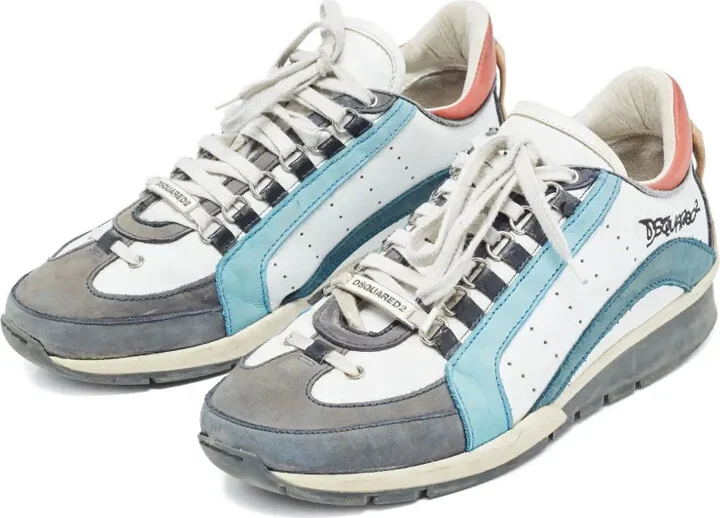 Pre-Owned 551 Leather Panel Sneakers - Image 2