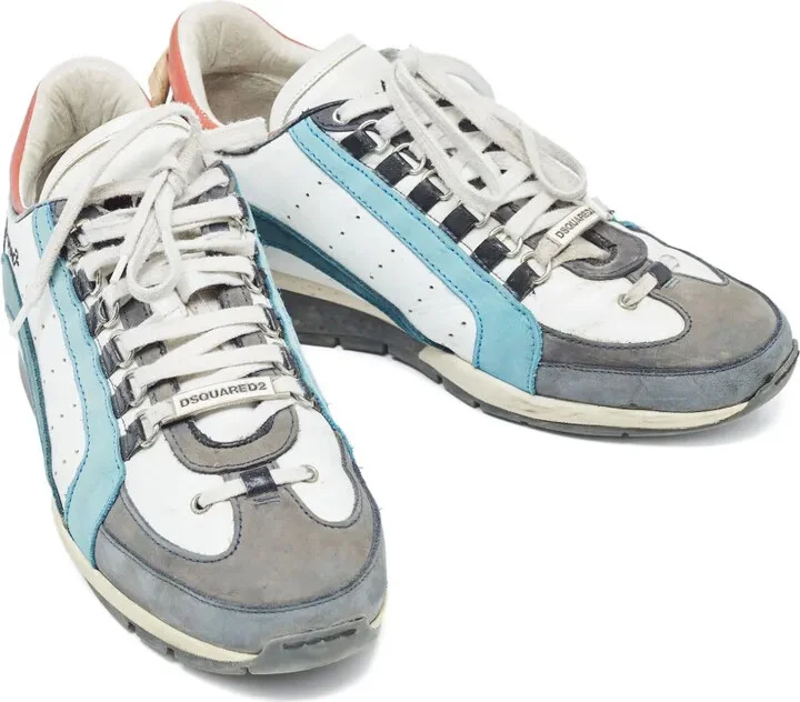 Pre-Owned 551 Leather Panel Sneakers - Image 3