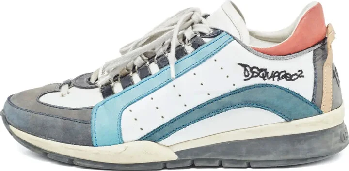 Pre-Owned 551 Leather Panel Sneakers
