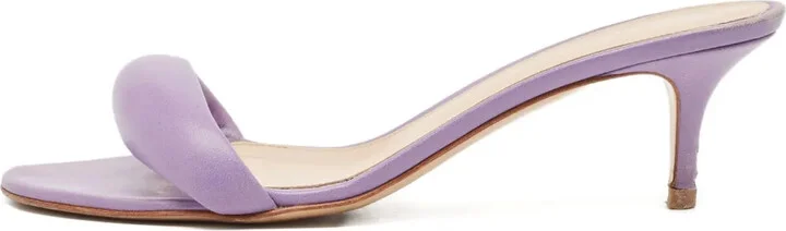 Pre Owned 55mm Patent Leather Sandals