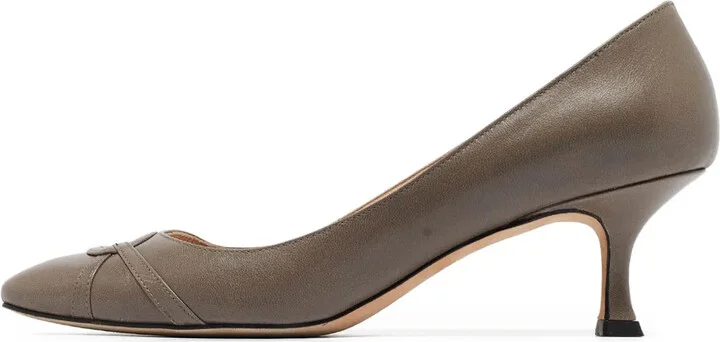 Pre-owned 55mm pointed-toe pumps