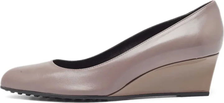 Pre-Owned 55mm Wedge-Heel Pumps