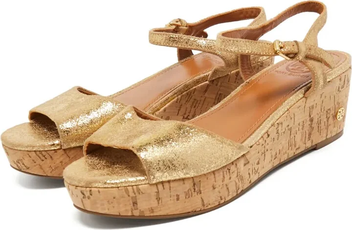 pre-owned 60mm Abena platform wedge sandals - Image 3
