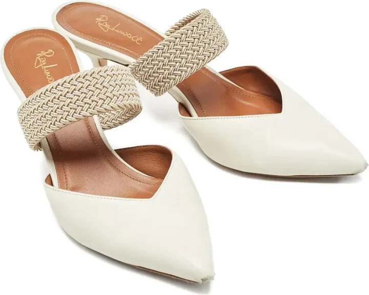 Pre-Owned 60mm Leather Mules - Image 2