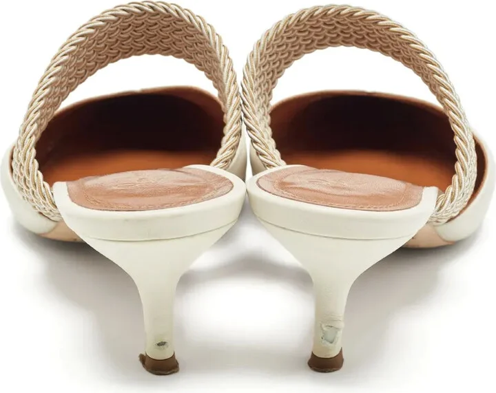 Pre-Owned 60mm Leather Mules - Image 3