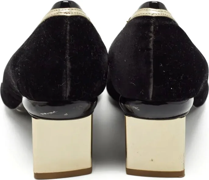 Pre-Owned 60mm Pointed-Toe Block-Heel Pumps - Image 4