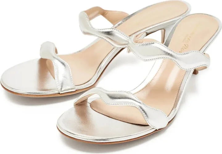 pre-owned 60mm Wavy heeled sandals - Image 2