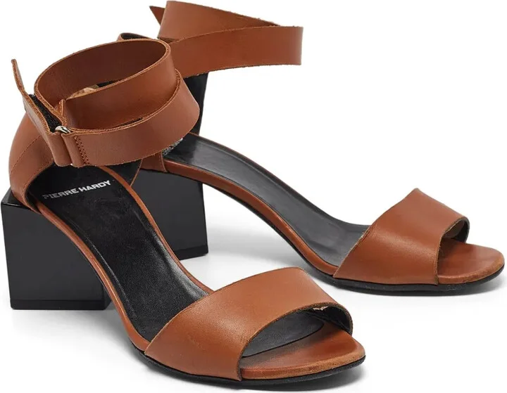 Pre-Owned 65mm Block-Heel Sandals - Image 2