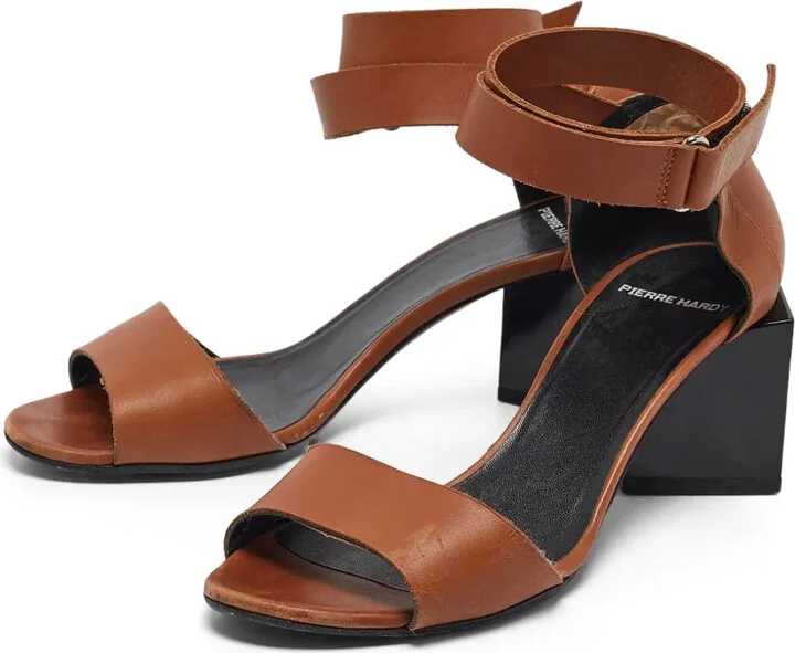 Pre-Owned 65mm Block-Heel Sandals - Image 3