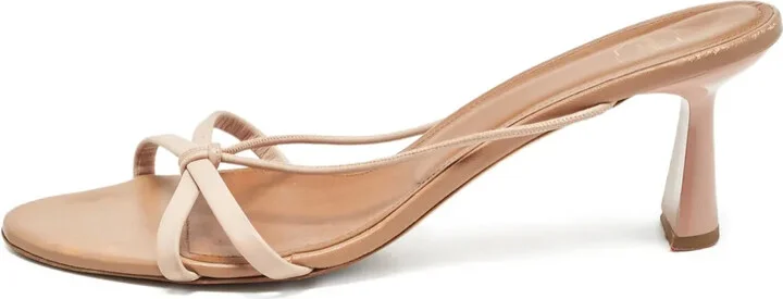 Pre-Owned 70mm Knot-Embellished Sandals