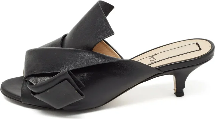 Pre-owned 70mm knotted sandals