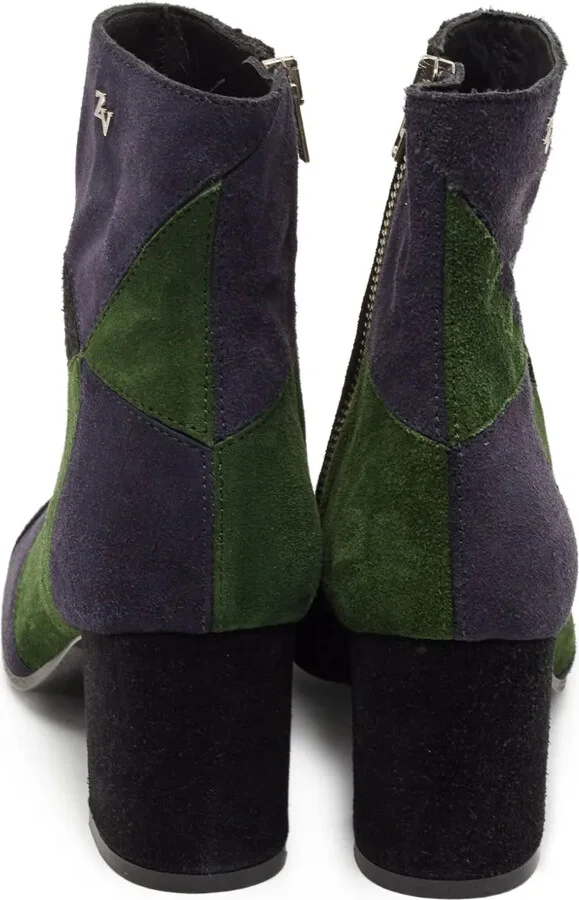 Pre-Owned 70mm Patchwork Boots - Image 4