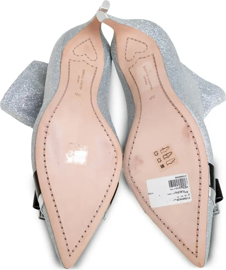 pre-owned 75mm Andie glittered ankle boots - Image 4
