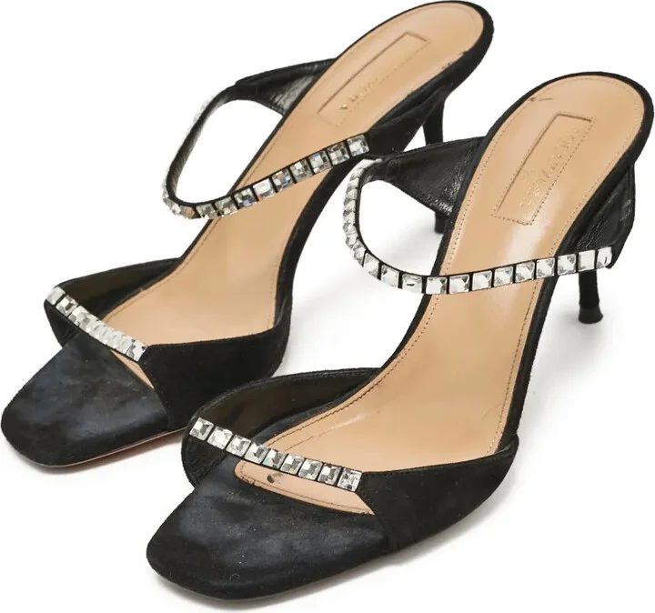 pre-owned 75mm Diamante crystal-embellished sandals - Image 2