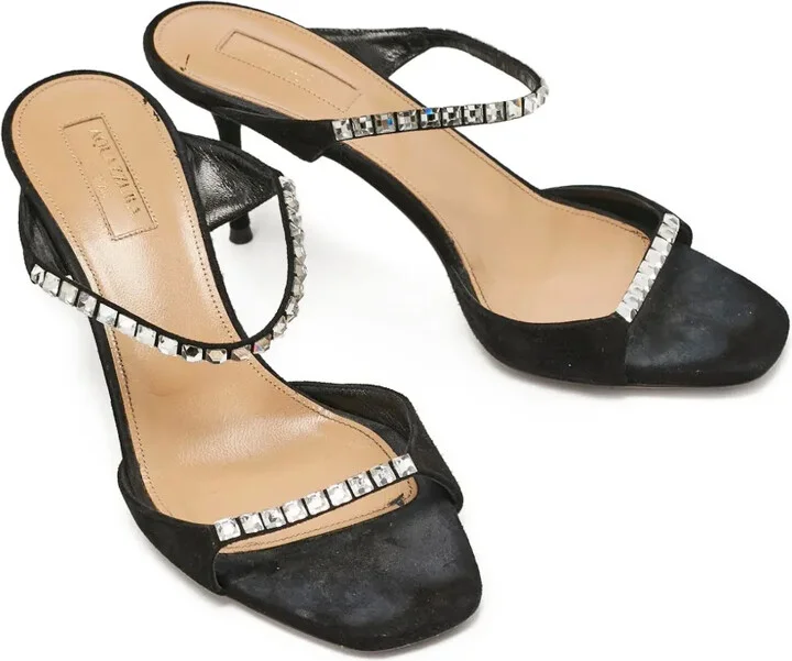pre-owned 75mm Diamante crystal-embellished sandals - Image 3