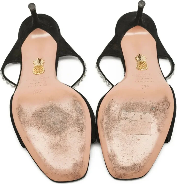 pre-owned 75mm Diamante crystal-embellished sandals - Image 4