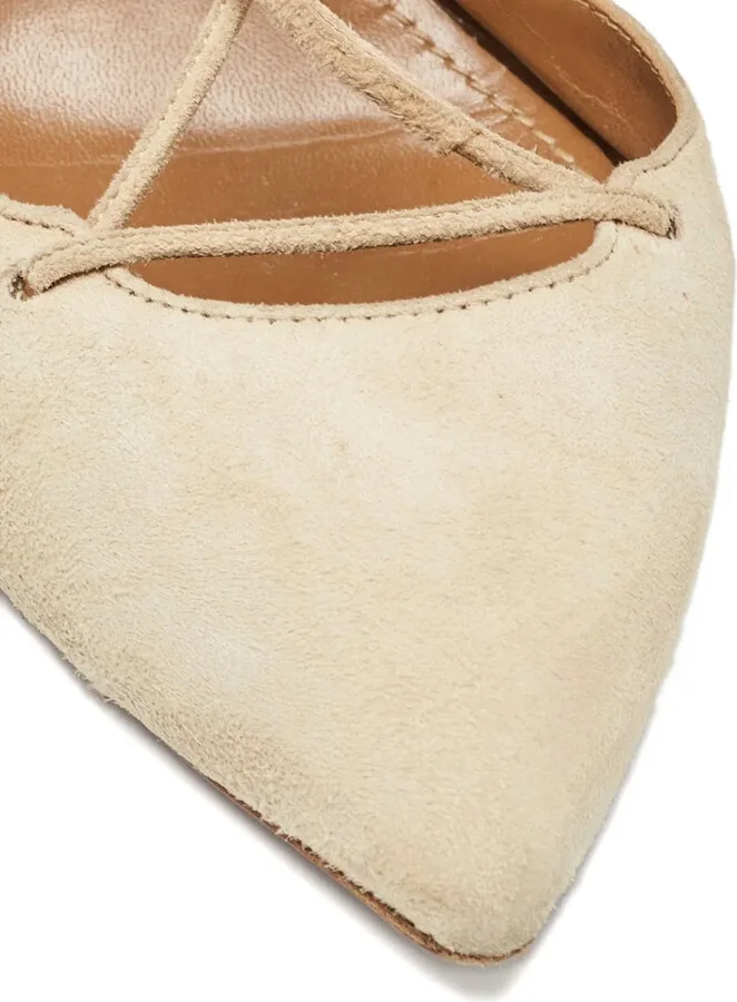 Pre-Owned 75mm Lace-Up Cut-Out Pumps - Image 5