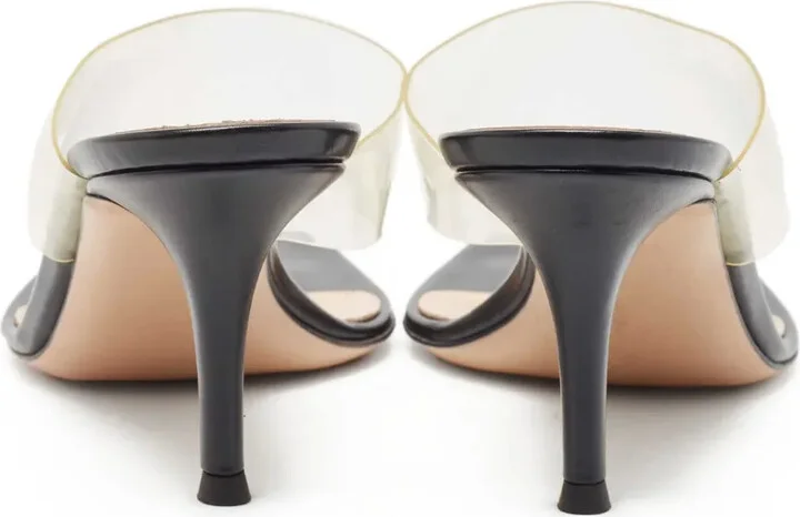 Pre-Owned 75mm Transparent-Strap Sandals - Image 3