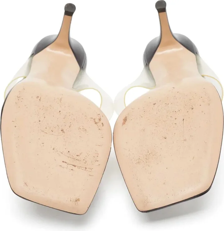 Pre-Owned 75mm Transparent-Strap Sandals - Image 5