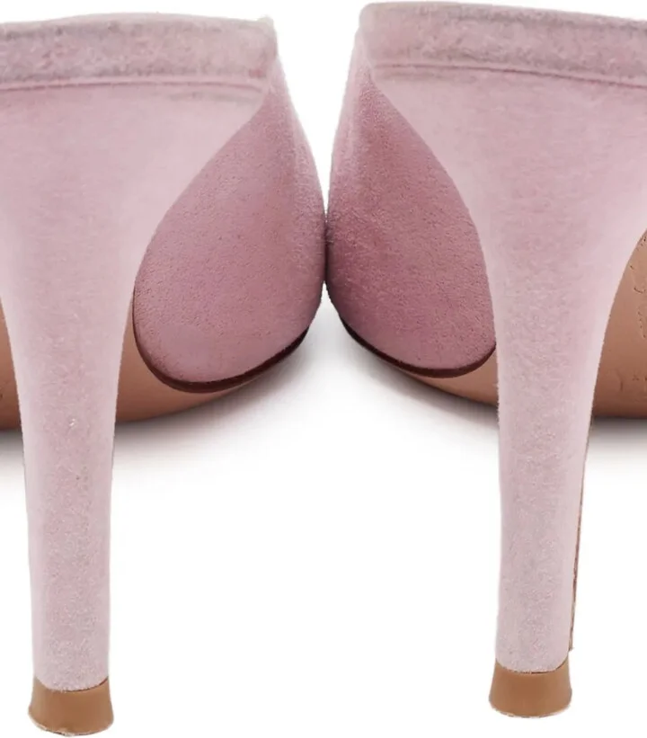 Pre-Owned 80mm Pointed-Toe Mules - Image 3