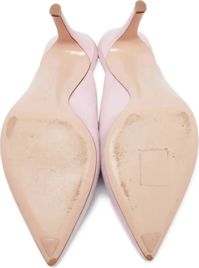 Pre-Owned 80mm Pointed-Toe Mules - Image 4