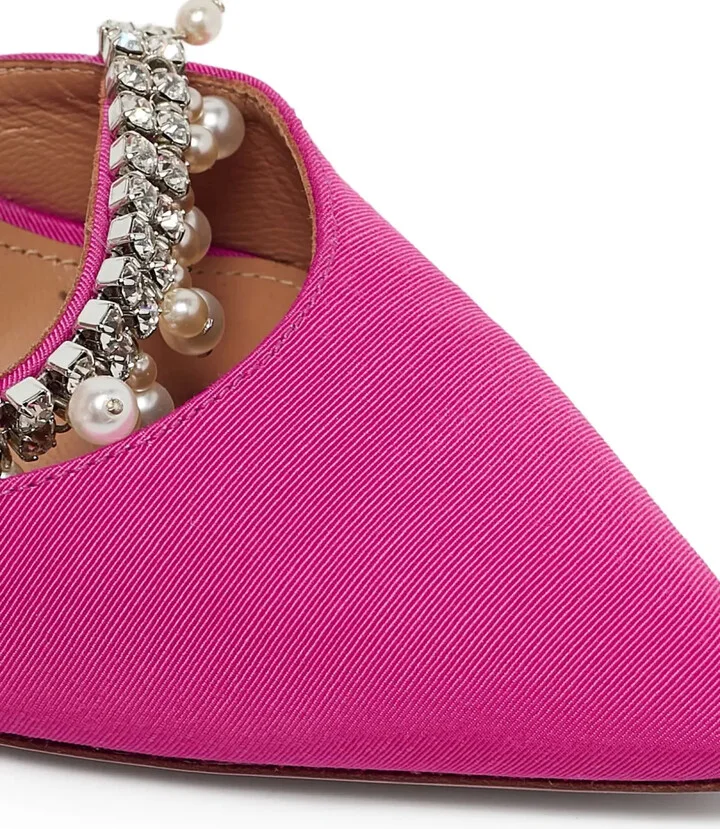 pre-owned 85mm Exquisite slingback pumps - Image 5