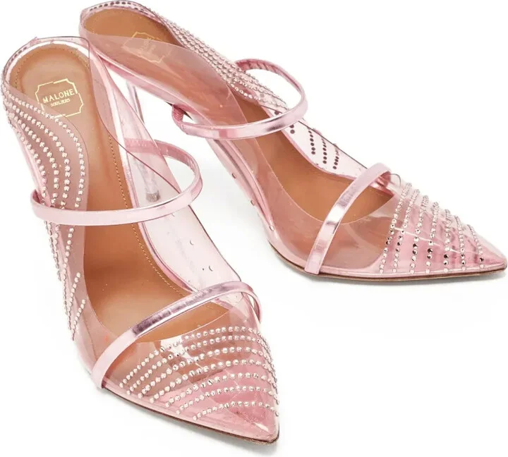 pre-owned 85mm Maureen mules - Image 2
