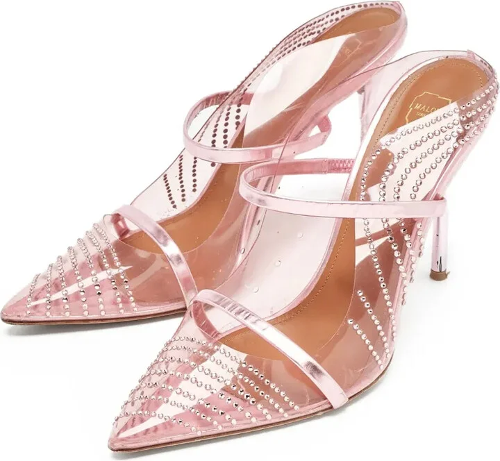 pre-owned 85mm Maureen mules - Image 3