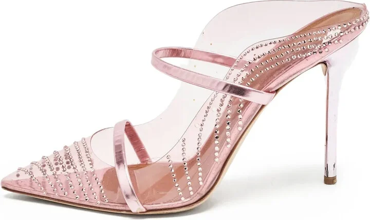 pre-owned 85mm Maureen mules