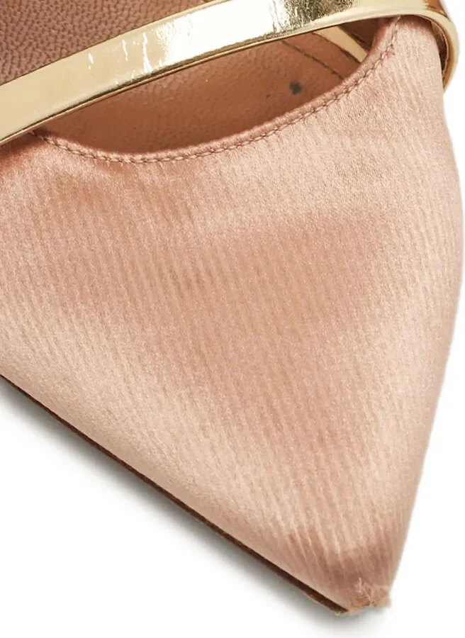 pre-owned 85mm Maureen satin mules - Image 5