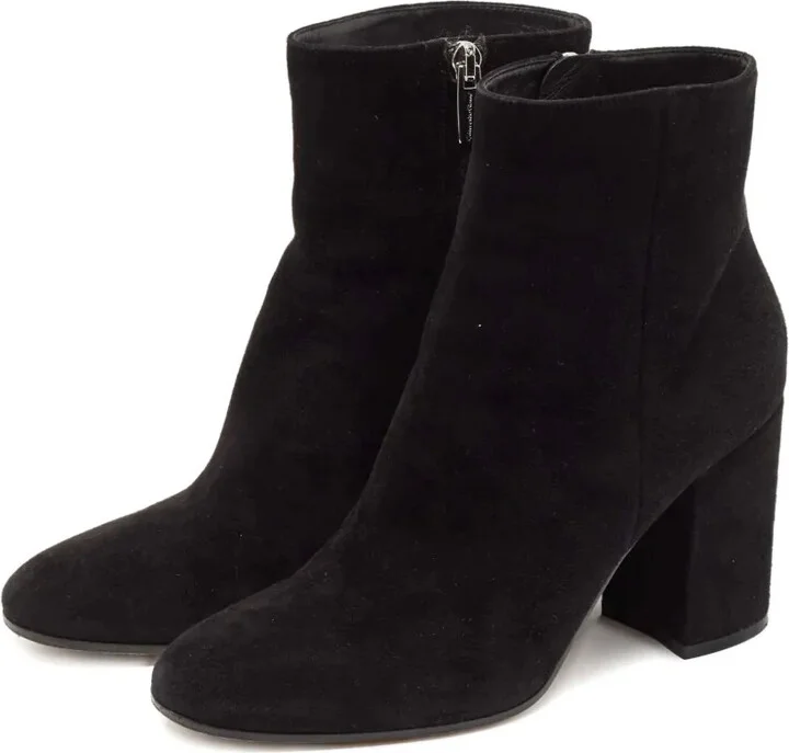 Pre-owned 85mm suede boots - Image 2