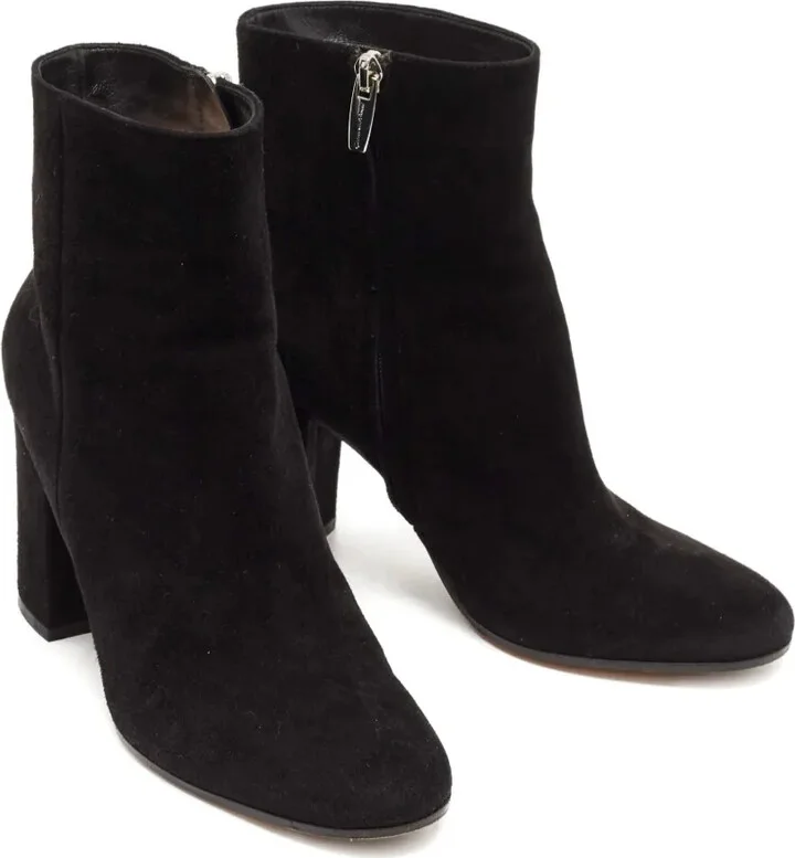 Pre-owned 85mm suede boots - Image 3