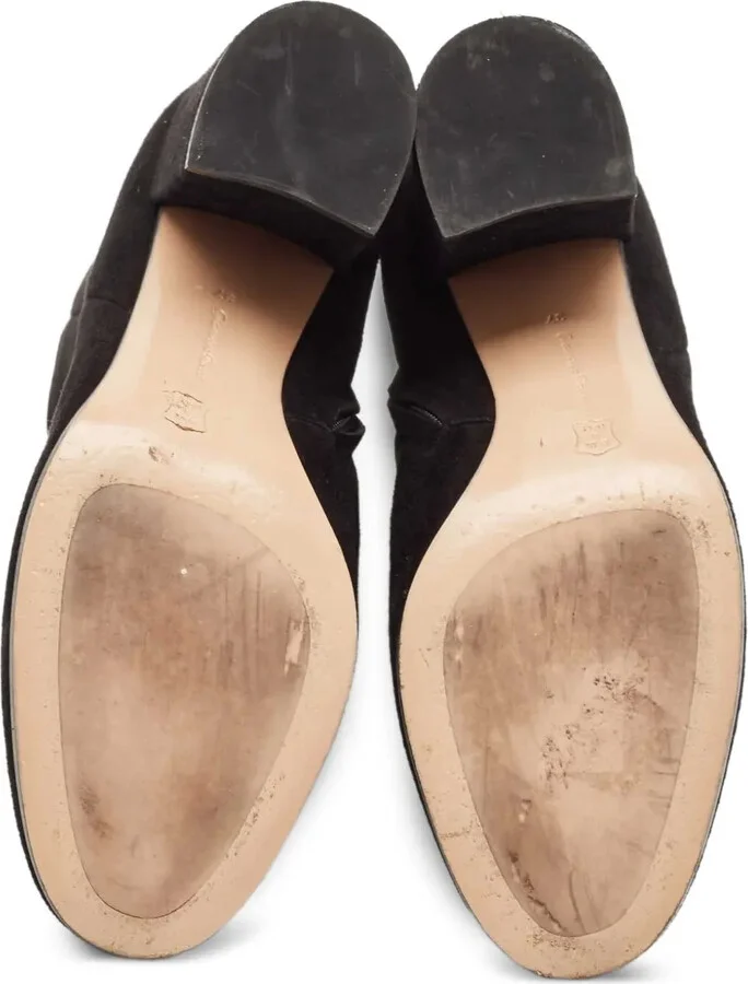 Pre-owned 85mm suede boots - Image 5