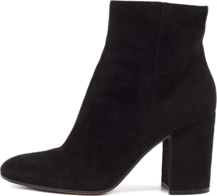 Pre-owned 85mm suede boots