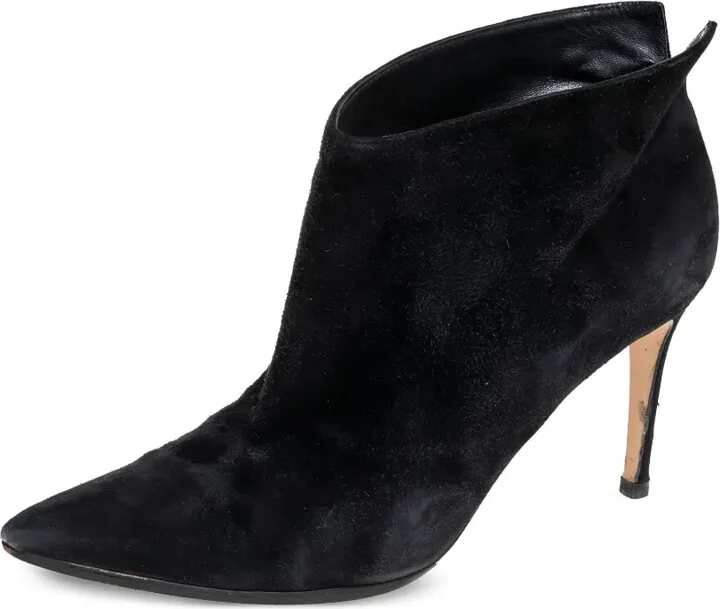 pre-owned 85mm Vania pointed-toe ankle boots - Image 2