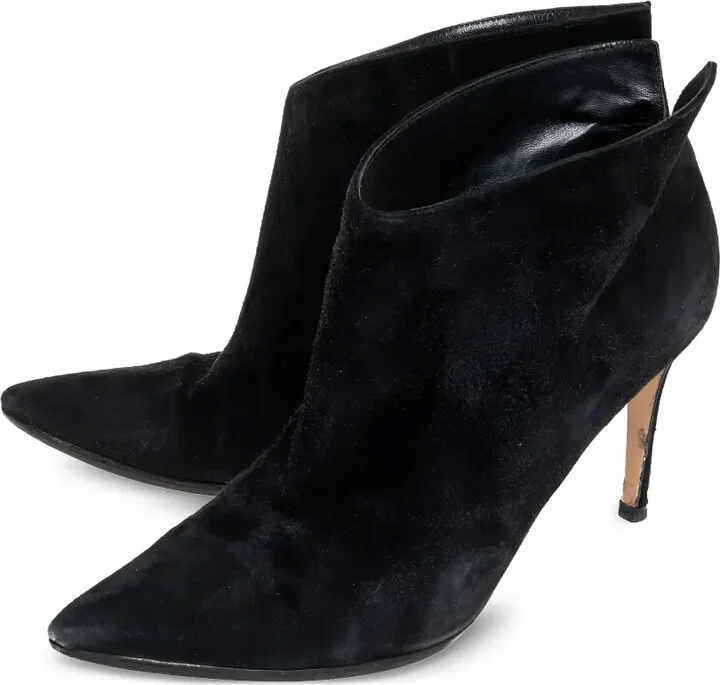 pre-owned 85mm Vania pointed-toe ankle boots - Image 4