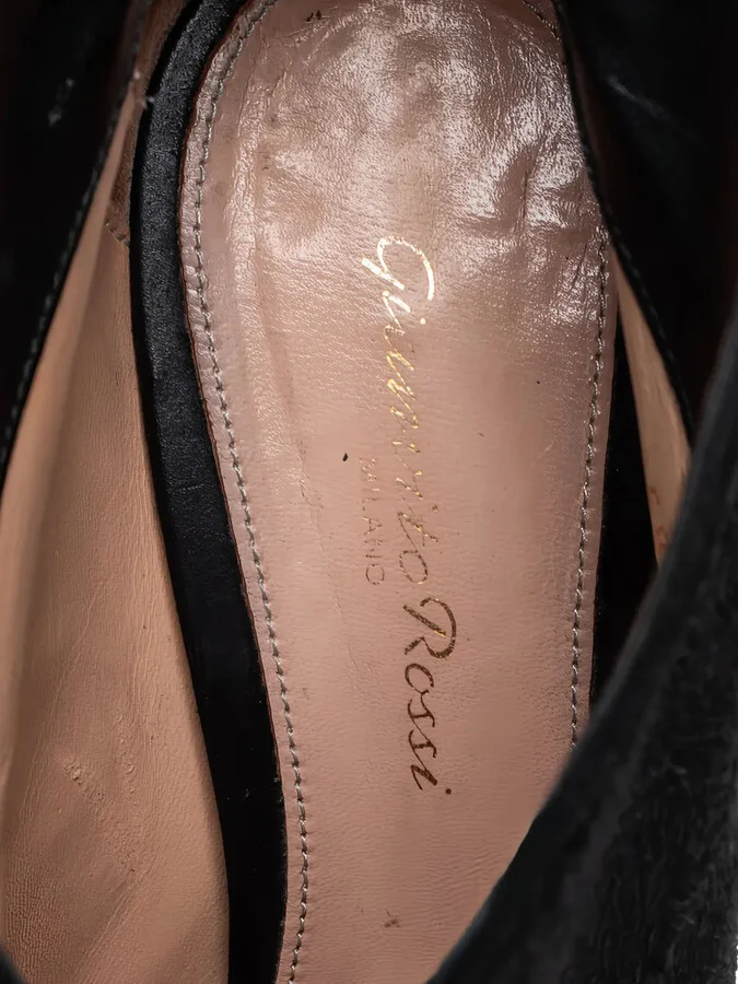 pre-owned 85mm Vania pointed-toe ankle boots - Image 5