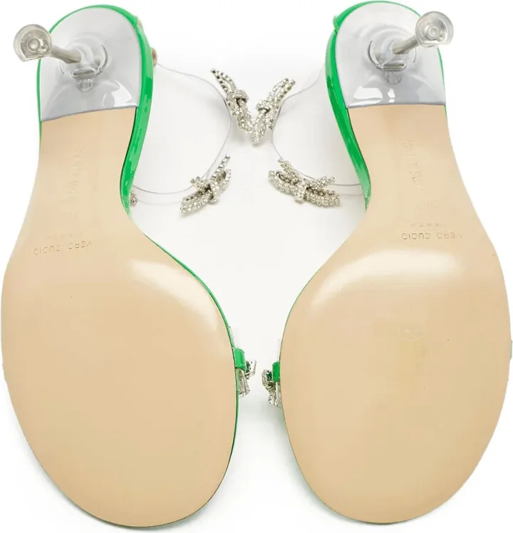 Pre-Owned 90mm Embellished Sandals - Image 4