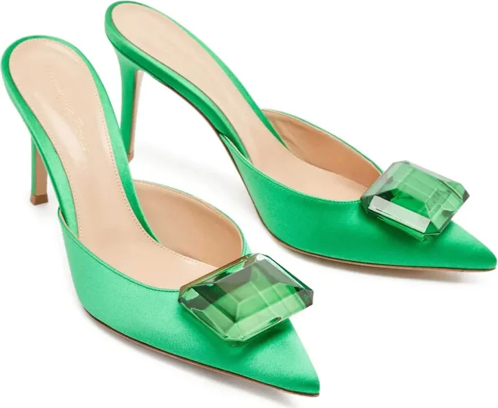 pre-owned 90mm Jaipur mules - Image 2