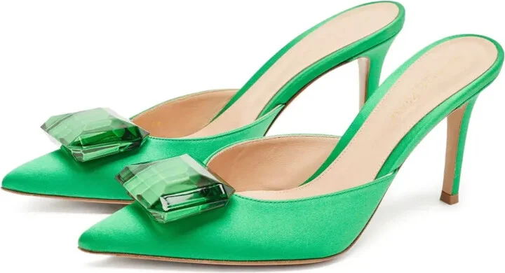 pre-owned 90mm Jaipur mules - Image 3