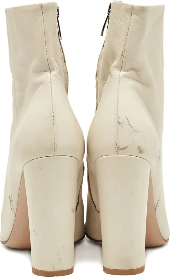 Pre-Owned 90mm Leather Boots - Image 3