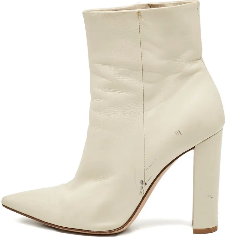 Pre-Owned 90mm Leather Boots