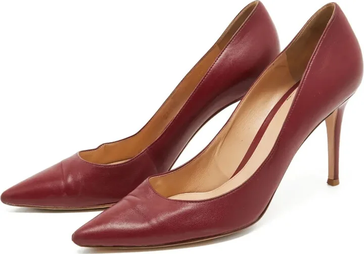 Pre-Owned 90mm Leather Pumps - Image 3