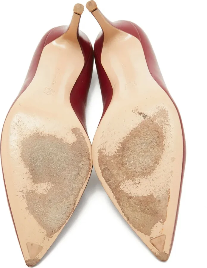 Pre-Owned 90mm Leather Pumps - Image 5