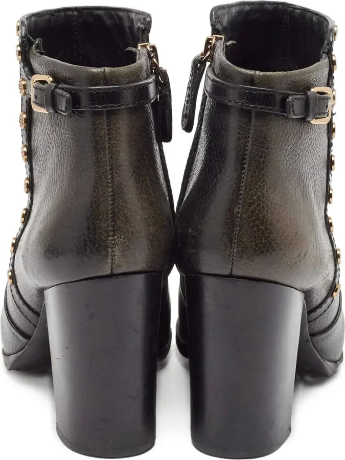 pre-owned 90mm Mae studded ankle boots - Image 3