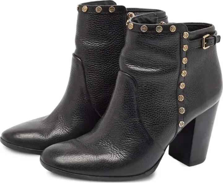 pre-owned 90mm Mae studded ankle boots - Image 4